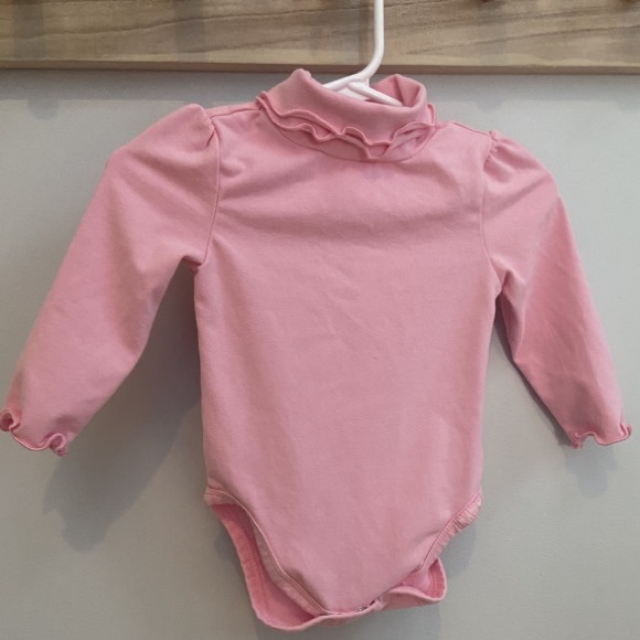 The Children's Place pink long sleeved Onesie Baby Girls Size 12 months - Picture 1 of 5